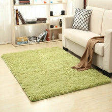 Load image into Gallery viewer, Free shipping 80 x 120cm Thickened washed silk hair non-slip carpet living room rug coffee table blanket bedroom yoga mat