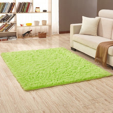 Load image into Gallery viewer, Free shipping 80 x 120cm Thickened washed silk hair non-slip carpet living room rug coffee table blanket bedroom yoga mat